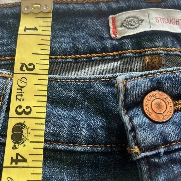 Dickies Straight Leg Denim Jeans Women’s 10 RG Blue Western - Picture 9 of 17